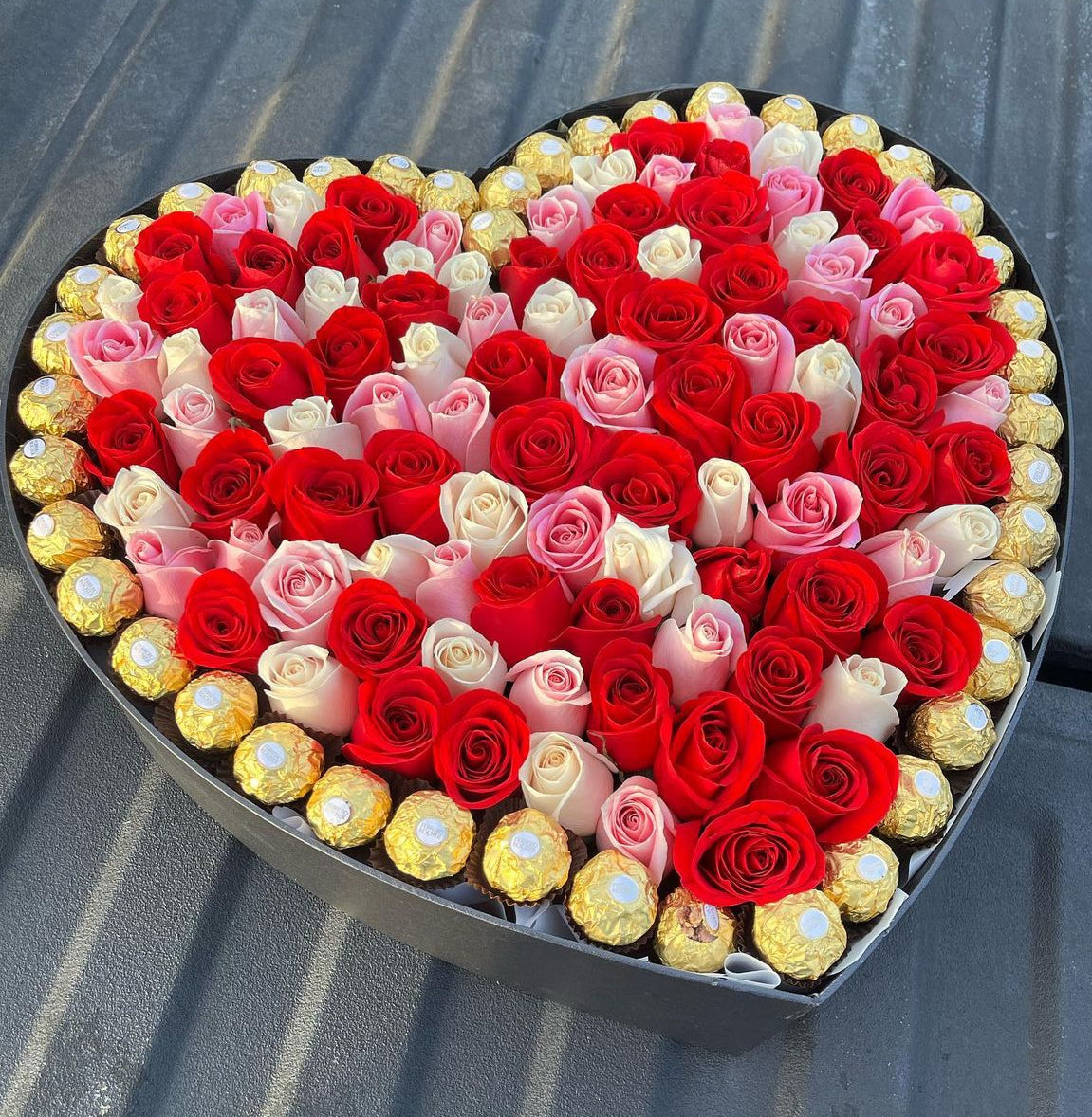 XL Heart Roses - Fresh Roses