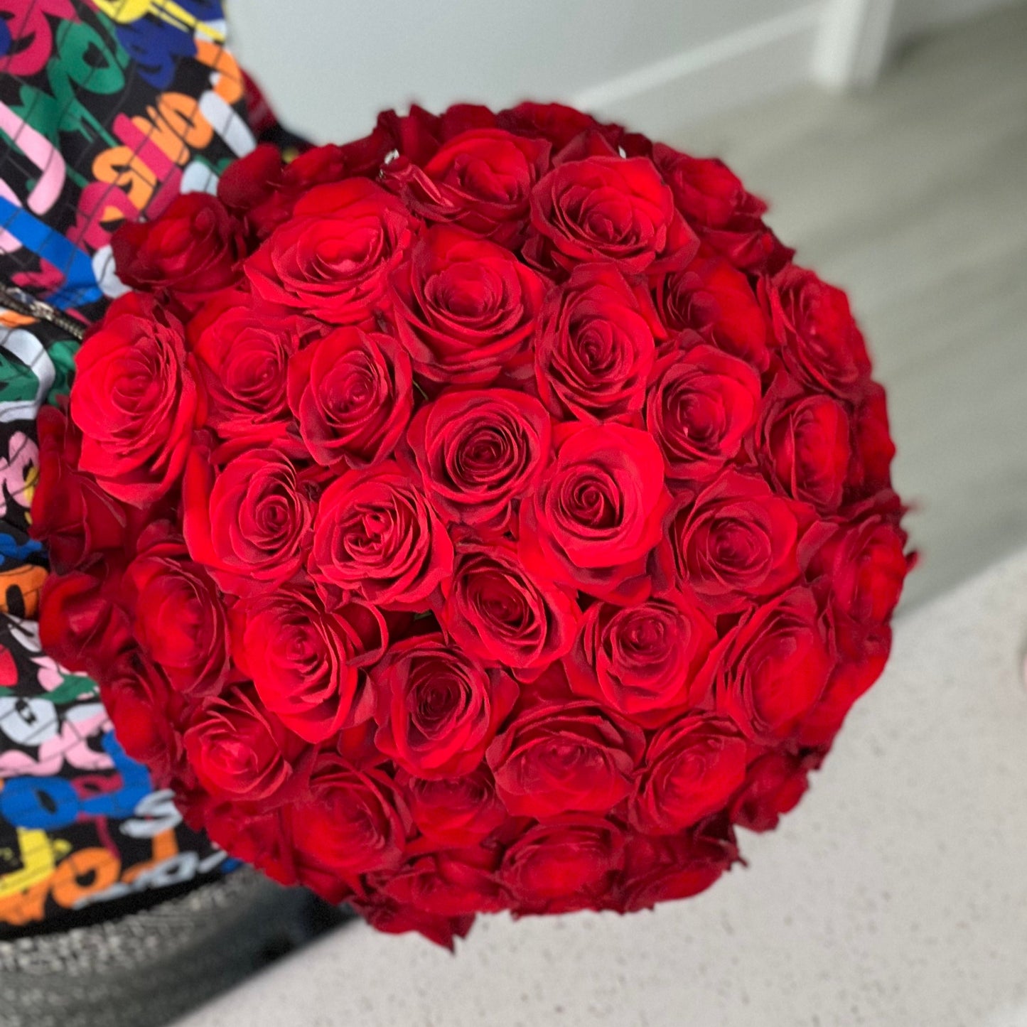 Red Love  Bouquet - Fresh Roses