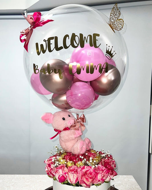 Welcome baby Girl- Fresh Roses